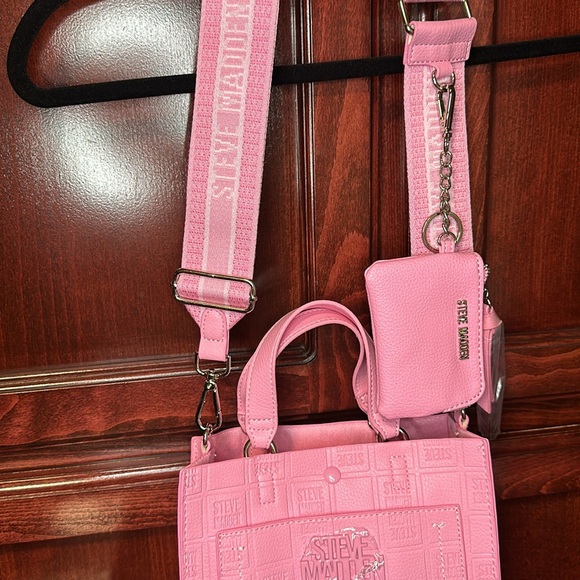 Steve Madden Pink Mini Tote Bag - Picture 11 of 12